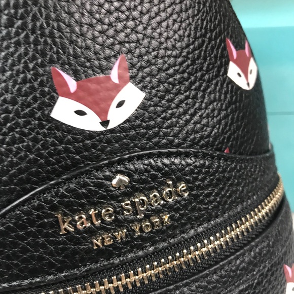 KATE SPADE OUT OF THE WOODS CUTIE FOX BACKPACK - Picture 8 of 9